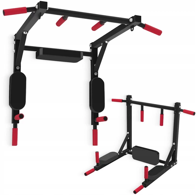 Турник-брусья навесной 4FIZJO 2 в 1 Black (P-5905973402644) - изображение 6