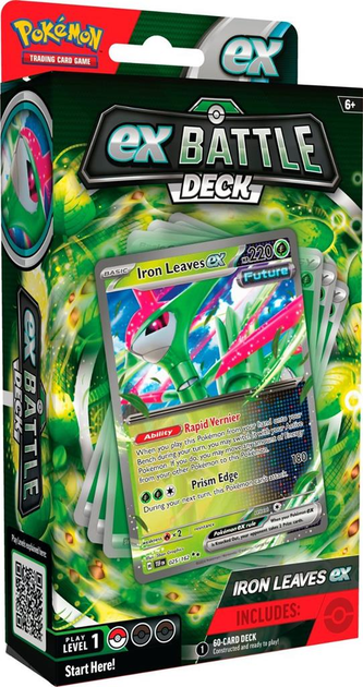 Набір Pokemon TCG: Battle Deck - Tapu Koko ex/Iron Leaves ex Bundle 6 шт (820650868764) - зображення 5