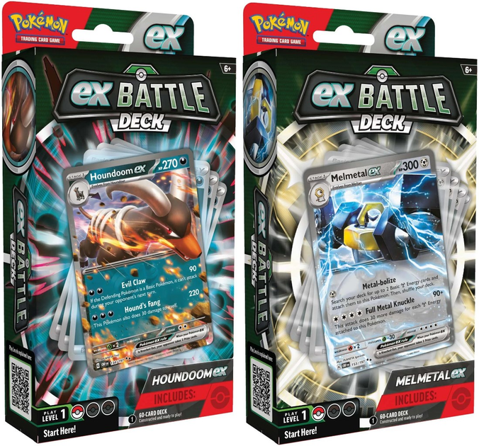 Zestaw Pokemon TCG: Ex Battle Deck - Melmetal ex and Houndoom ex Display 6 szt (820650865916) - obraz 1