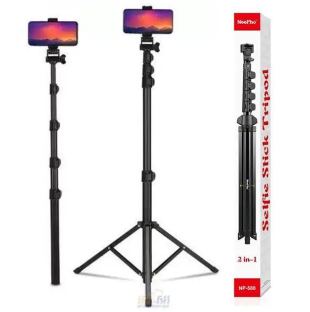 Штатив-тренога NeePho NP-588 2в1 черный Aurora - изображение 3