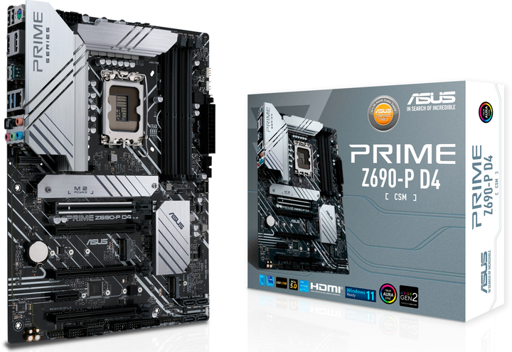 Материнская плата Asus PRIME Z690-P D4-CSM (s1700, Intel Z690, PCI-Ex16) - изображение 7