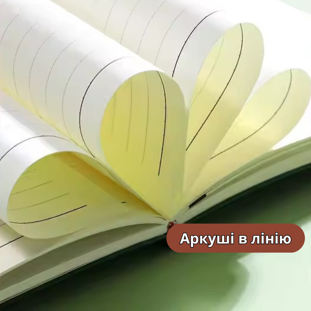 Блокнот А5 из эко-кожи на 200 листов с ручкой скетчбук в подарочной упаковке,набор 3в1 ,цвет коричневый (bloknot_brown) - изображение 5