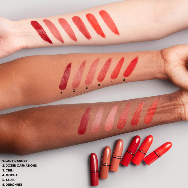 Zestaw szminek M.A.C Mini Lipstick 12x1.7 g (773602609543) - obraz 6