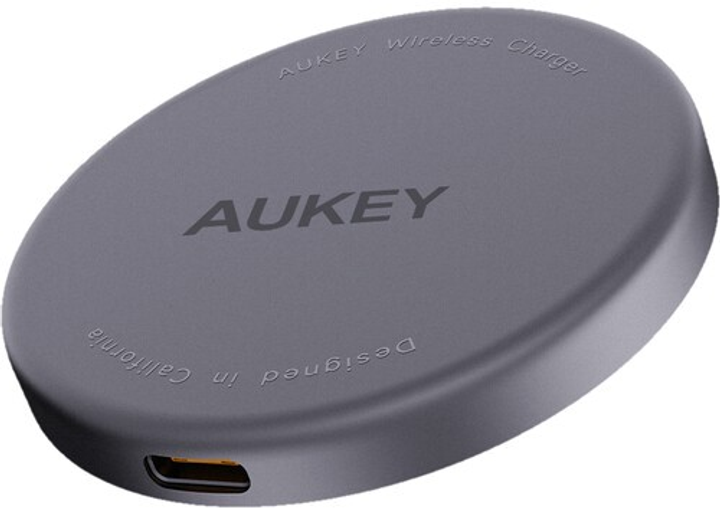 Ładowarka indukcyjna AUKEY MagLink Aura Magnetic Wireless Charger 15W Gray (LC-MC10) - obraz 3