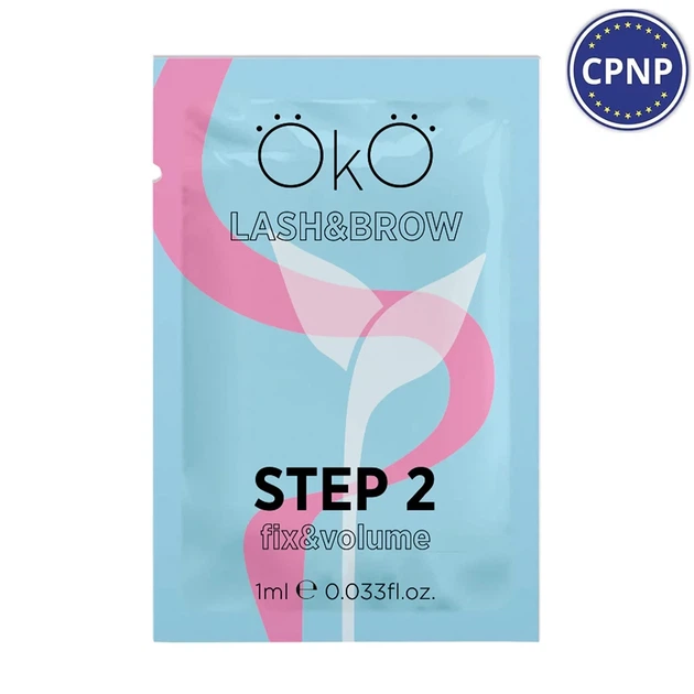 Средство для ламинирования ресниц и бровей OKO step 2 fix&volume - Фото 1 Средство для ламинирования ресниц и бровей OKO step 2 fix&volume - изображение 1