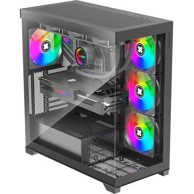 Корпус Xilence XILENT GLEAM ARGB/без БЖ/4+1FANS/ATX/BLACK (XG171_X818.ARGB) - зображення 2