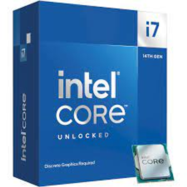 Процесор Intel s1700 Core i7-14700K 8C+12c/28T, 3.4-5.6GHz, 125-253Вт (UHD Graphics 770) Box (без охолоджувача) - изображение 1
