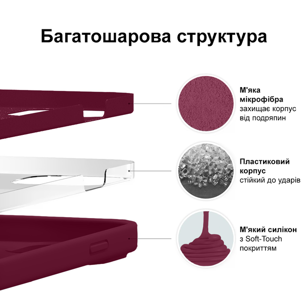 Чехол силиконовый FULL противоударный Premium для Samsung Note10Lite/A81/M60S (23) Marsala Марсала - Фото 4 Чехол силиконовый FULL противоударный Premium для Samsung Note10Lite/A81/M60S (23) Marsala Марсала - изображение 4