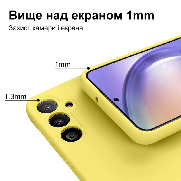 Чохол протиударний Kassel Camera Protective Samsung S25 Ultra (20) Canary yellow жовтий - зображення 7