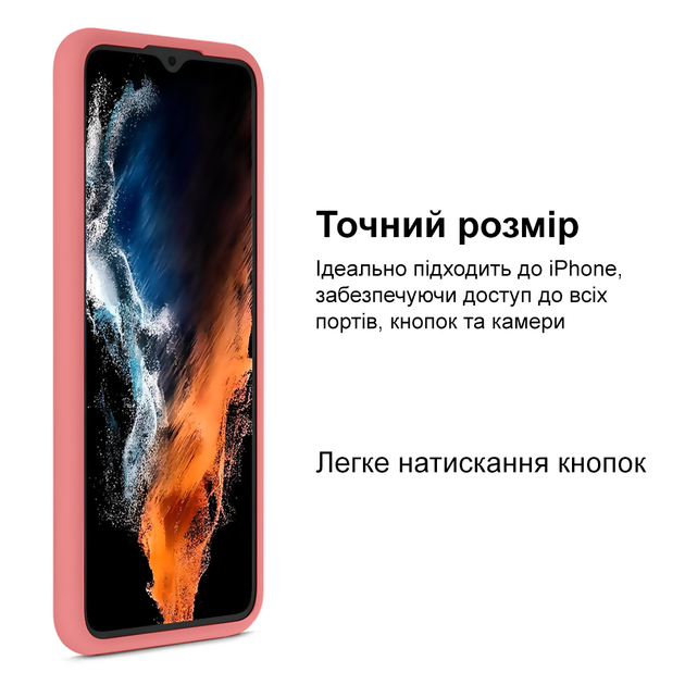 Чехол силиконовый FULL противоударный Premium для Samsung Note10Lite/A81/M60S (4) Pink Розовый - изображение 7