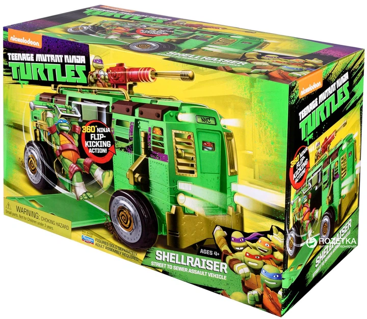 N*い様 JJRC C8801本体、トレーラーなどセット（オレンジ・緑） Боевой транспорт TMNT Черепашки-ниндзя Штурмовой фургон (94429