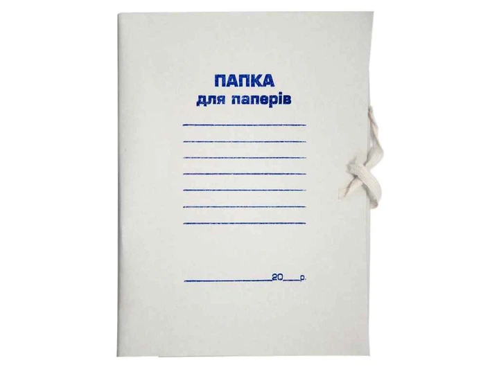 Папка BUROMAX на завязках JOBMAX, А4, картон, клеєний клапан BM.3359 - изображение 2