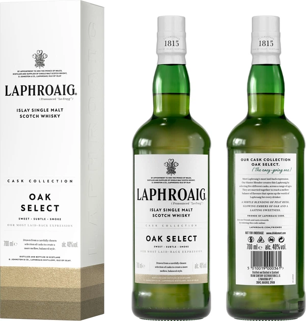 Виски Laphroaig OAK SELECT 0.7 л 40% (5010019637604N_5010019000361) - изображение 2