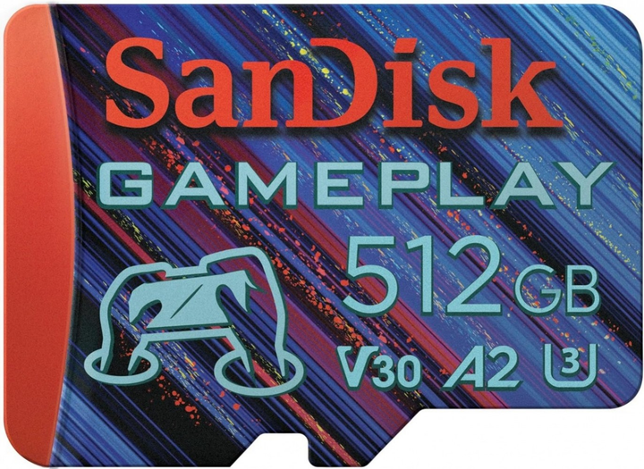 Karta pamięci SanDisk GamePlay microSDXC UHS-I V30 512GB (0619659208073) - obraz 1