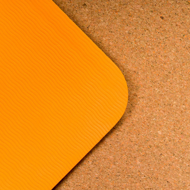 Килимок для йоги Trexo TPE 6 мм Orange (5904823002331) - зображення 3