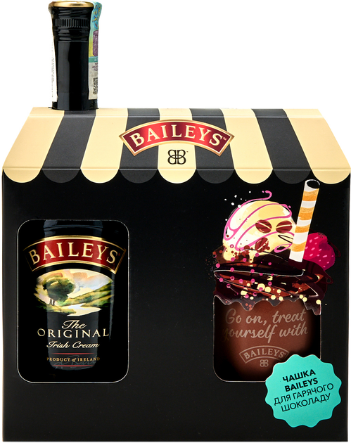 Ликер Baileys Original 0.7 л 17% + чашка в подарочной упаковке (4820178651332R) - изображение 1