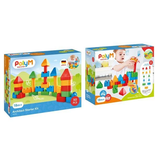 Конструктор PolyM Архитектор 30 деталей (760005) - Фото 8 Конструктор PolyM Архитектор 30 деталей (760005) - изображение 8