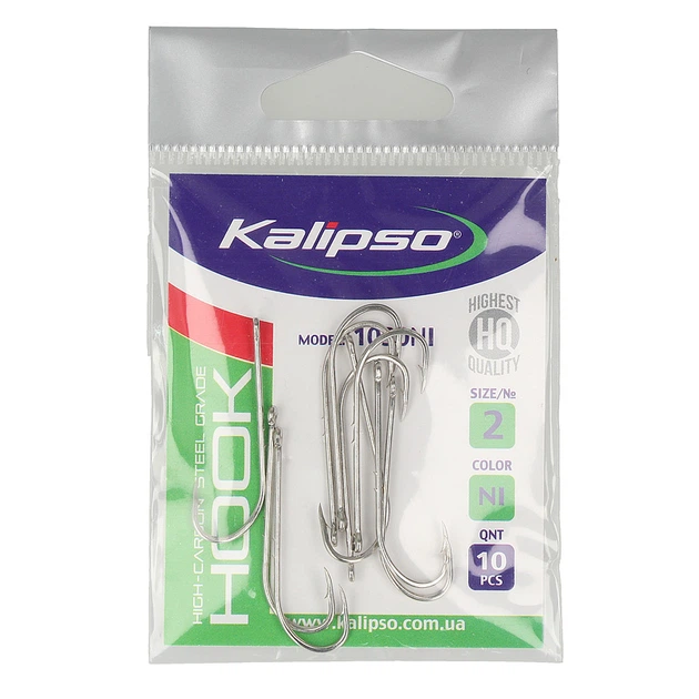 Крючок Kalipso 1030NI №1(10шт)NEW 2018 (105918) 55063240 - Фото 1 Крючок Kalipso 1030NI №1(10шт)NEW 2018 (105918) 55063240 - зображення 1