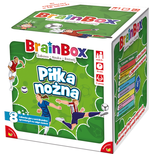 Настільна гра Rebel BrainBox - Футбол (польське видання) (5902650617148) - зображення 1