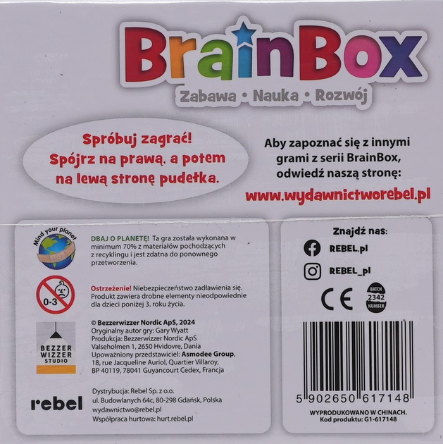 Настільна гра Rebel BrainBox - Футбол (польське видання) (5902650617148) - зображення 7