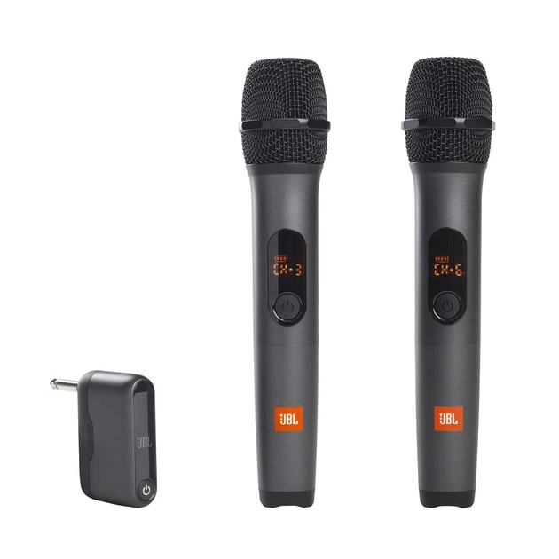 Комплект 2 бездротових мікрофонів JBL PartyBox Wireless Mic