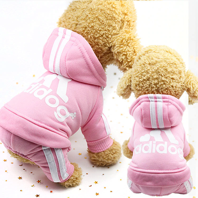 Костюм спортивный для собак Adidog Розовый S - изображение 4