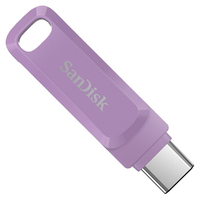 Флеш пам'ять USB SanDisk Ultra Dual Drive GO 128GB USB Type-C Lavender (SDDDC3-128G-G46L) - зображення 1