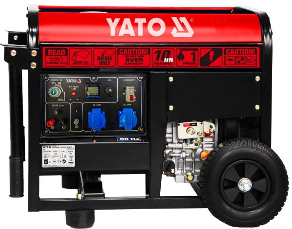 Дизельный генератор тока YATO P= 3.2 кВт, U= 230 В (AC) (YT-85423) - Фото 1 Дизельный генератор тока YATO P= 3.2 кВт, U= 230 В (AC) (YT-85423) - изображение 1