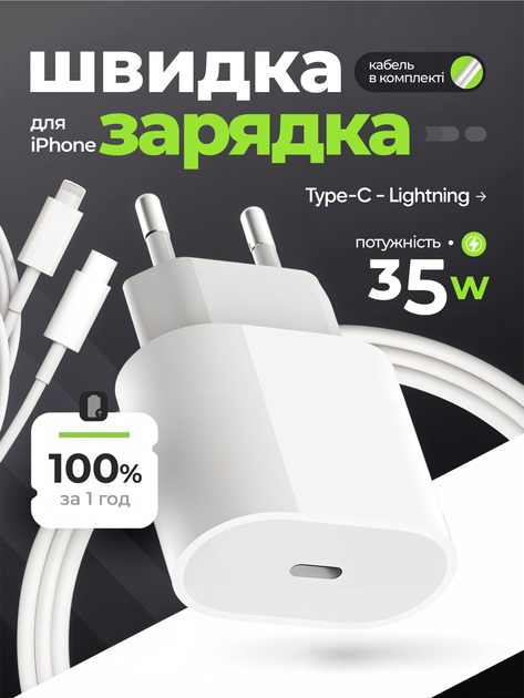 Быстрая зарядка для айфона айпада комплект быстрой зарядки для Apple ...