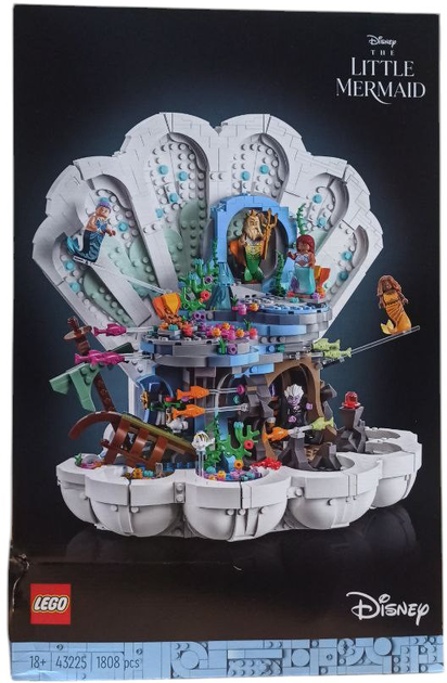 Конструктор LEGO Disney The Little Mermaid Royal Clamshell 1808 деталей (43225) (955555907897951) - Уцінка - зображення 2