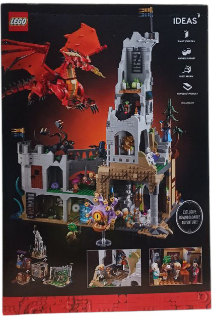 Конструктор LEGO Ideas Dungeons & Dragons: Повість про Червоного Дракона 3745 деталей (21348) (955555908268509) - Уцінка - зображення 2