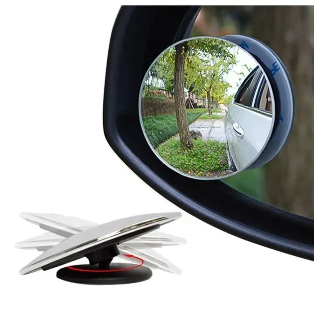 Боковое зеркало заднего вида для слепых зон авто MirrorSide 2 шт - изображение 2