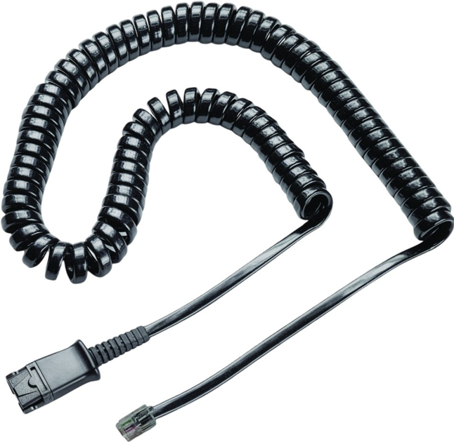 Kabel HP Poly U10P QD - RJ-9 3 m Black (784Q5AA) - obraz 1