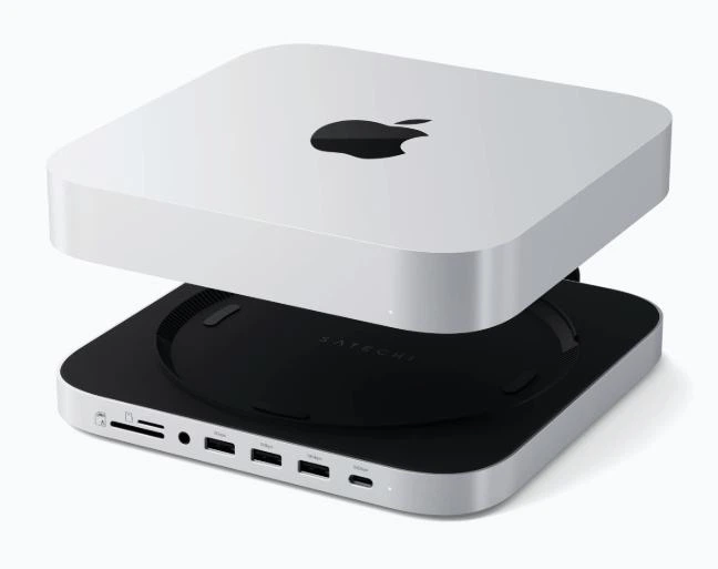 Док-станция Satechi Stand & Hub for Mac Mini M1-M2, Mac Studio M1