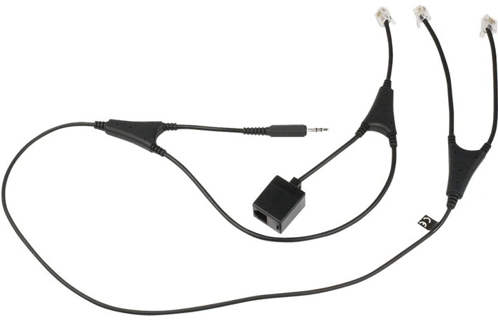 Кабель Jabra Link MSH-Adapter cord for Alcatel IP Touch Black (14201-09) - зображення 1