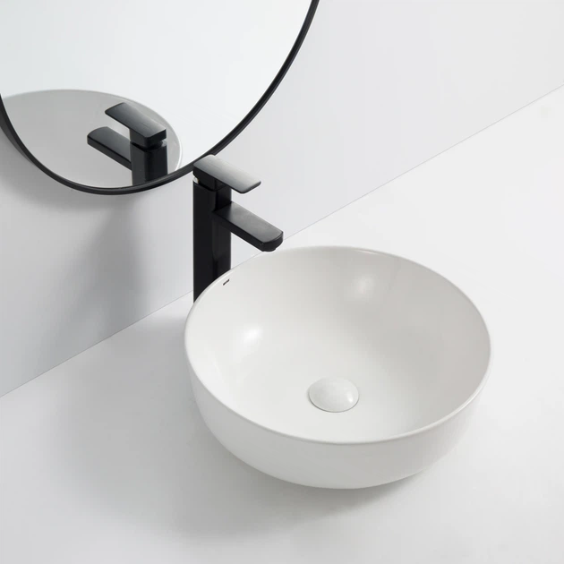 Раковина чаша в ванную Mixxus Premium ELLIPSE-0101 415х415х135 мм MP6531 - Фото 3 Раковина чаша в ванную Mixxus Premium ELLIPSE-0101 415х415х135 мм MP6531 - изображение 3