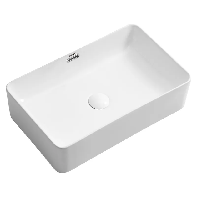 Умывальник накладной MIXXUS Quadro 600x370x140мм прямоугольный белый MP6522 - Фото 1 Умывальник накладной MIXXUS Quadro 600x370x140мм прямоугольный белый MP6522 - изображение 1