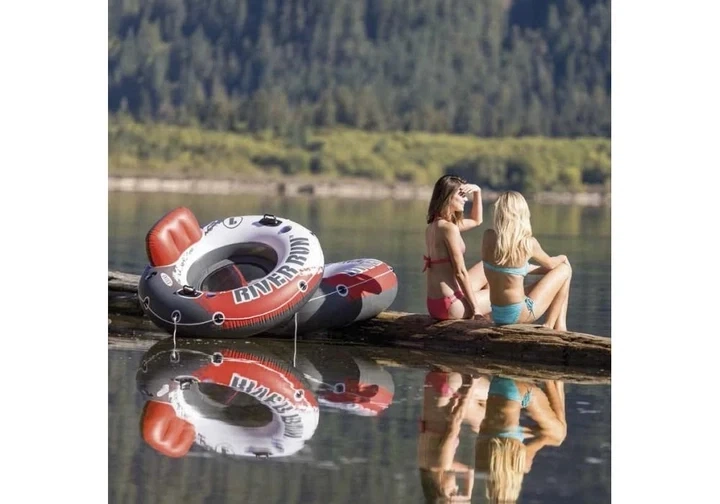 Надувной круг со спинкой 2 ручками и 2 подстаканниками Intex 56825 135 см Красный - Фото 4 Надувной круг со спинкой 2 ручками и 2 подстаканниками Intex 56825 135 см Красный - изображение 4
