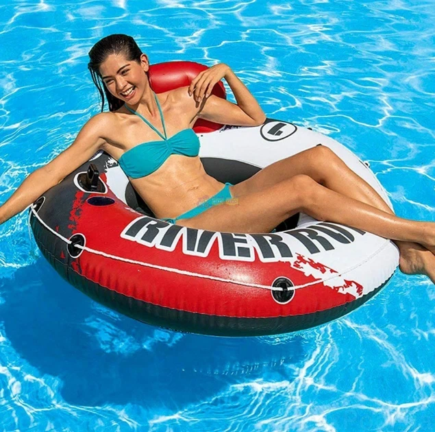 Надувной круг со спинкой 2 ручками и 2 подстаканниками Intex 56825 135 см Красный - Фото 6 Надувной круг со спинкой 2 ручками и 2 подстаканниками Intex 56825 135 см Красный - изображение 6