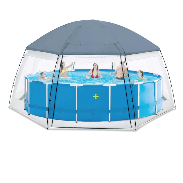 Защитный купол для бассейна Bestway 58612 Размер 600х600х295 см - изображение 5