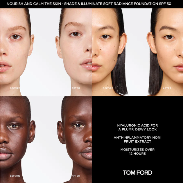 Тональна основа Tom Ford Shade And Illuminate SPF50 10.0 Chestnut 30 мл (888066096973) - зображення 3