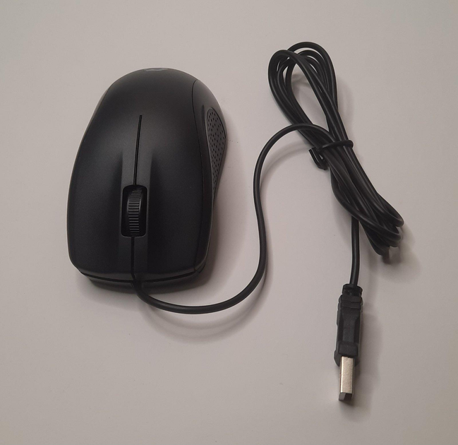 Мышь компьютерная проводная USB M176 черный - изображение 2