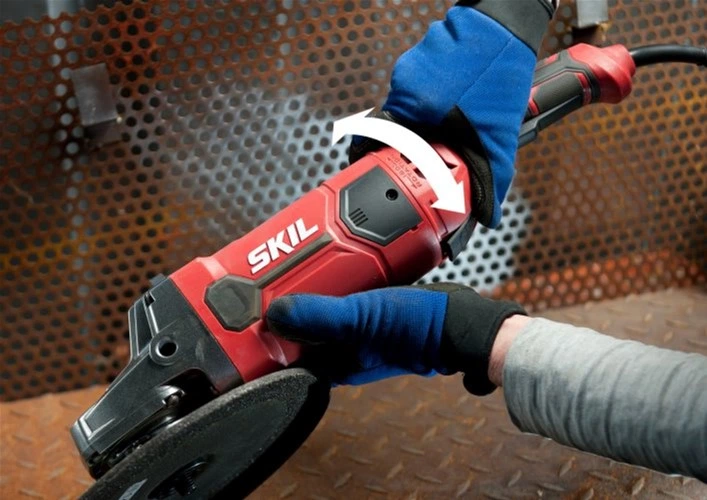Кутова мережева шліфувальна машина Skil 230 мм 2200 Вт (AG1E9791AB) (8719643003409) - зображення 5