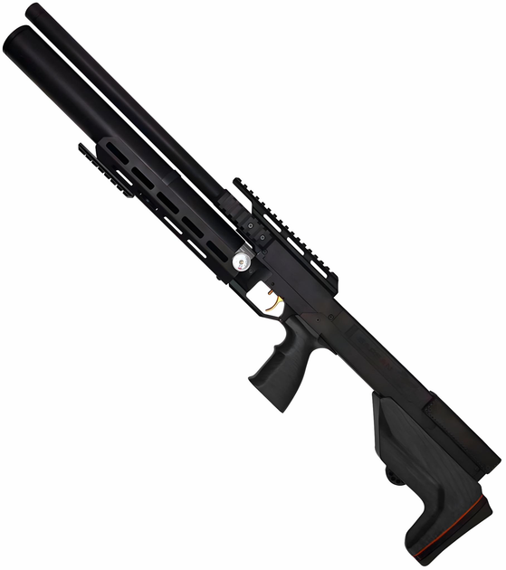 Пневматична гвинтівка PCP Zbroia Sapsan Tactical 550/300 (4.5мм, 35 Дж, чорний) + Оптика 4х32 + Чехол + Кулі - зображення 2