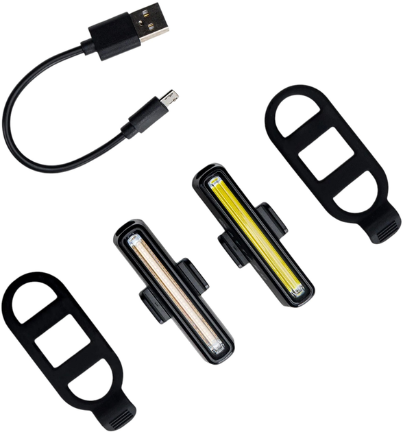 Zestaw lampek rowerowych Attabo LUCID 30 (5904823999846) - obraz 5