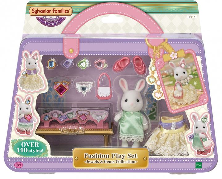 Figurka Sylvanian Families Fashion Play Set Jewels & Gems Collection (5054131056479) - obraz 1