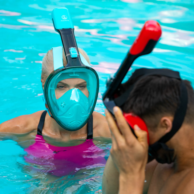 Повнолицева маска Aquastic SMA-01SN L/XL Blue (5904823002478) - зображення 8
