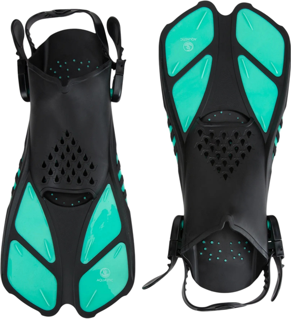 Набір для снорклінгу Aquastic SMFK-01LN L/XL Blue (5904823002577) - зображення 3
