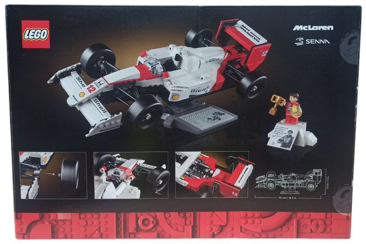 Конструктор LEGO Icons McLaren MP4/4 та Ayrton Senna 693 деталі (10330) (955555908517673) - Уцінка - зображення 2