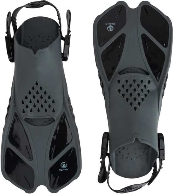 Набір для снорклінгу Aquastic SMFK-01LC S/M Black (5904823002560) - зображення 3